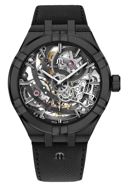 Replica Maurice Lacroix Aikon AI6028-PVB01-030-1 Automatic Skeleton Manufacture 45 mm watch